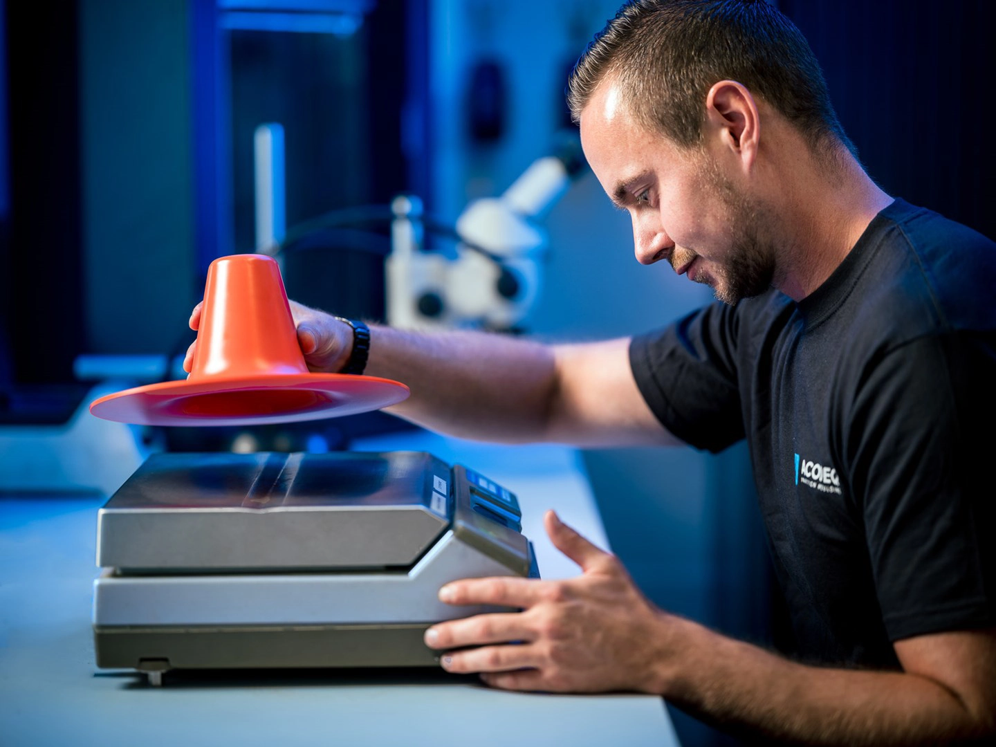 Kunststof spuitgietproduct controle