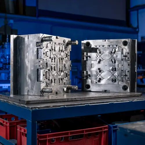 Een spuitgietmatrijs ontwikkeld door Acodeq